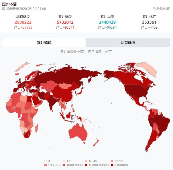 美国最新最近疫情状况