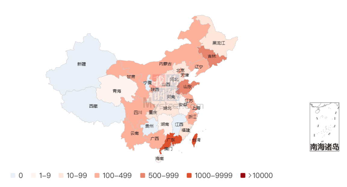 疫情分布地图最新今天，数据、分析与展望